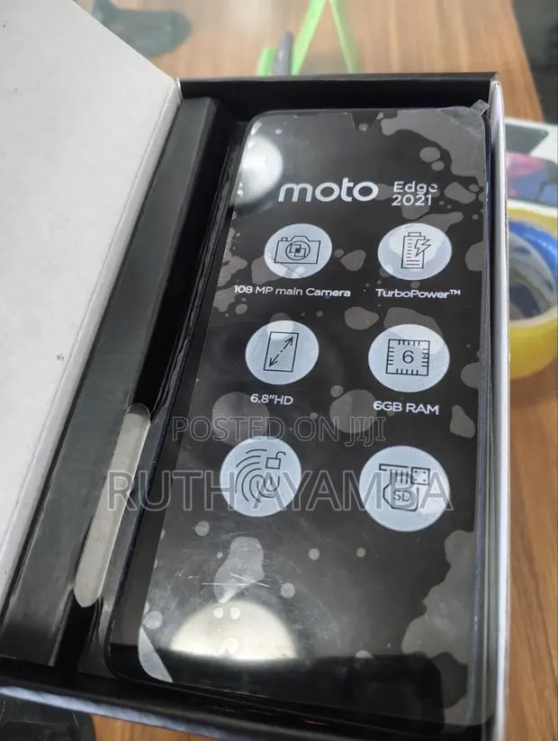 New Motorola Edge 5G UW (2021) 128 GB Blue · Photo 1