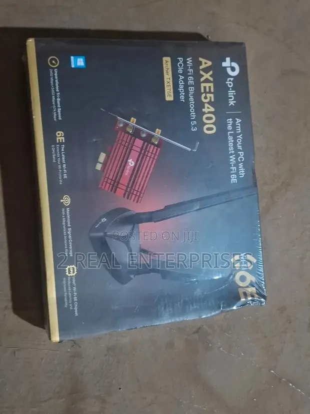 TP-Link AXE5400 Wi-Fi 6E Bluetooth 5.3 PCIe Adapter · Photo 1
