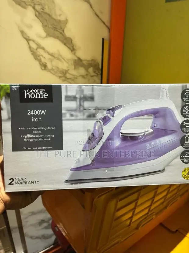 George Home Purple Steam Iron From UK · Photo 1