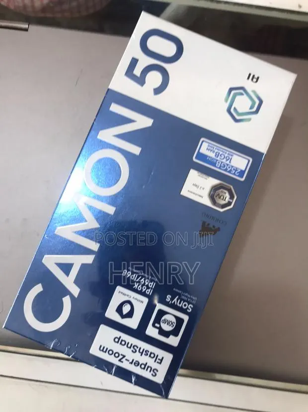 New Tecno Camon 50 Pro 256 GB Black · Photo 1