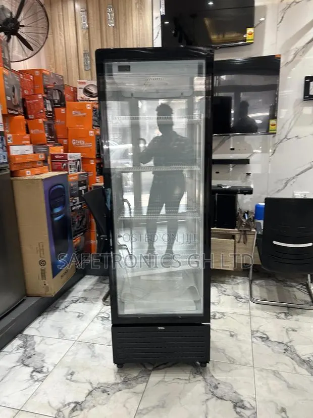 Unique Fast TCL Glass Display Black Singledoor Fridge · Photo 1