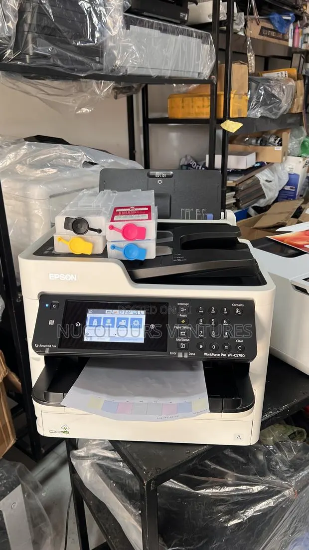 A4 Epson WF-C5790 + Chipless + Refillable Cartridge · Photo 1