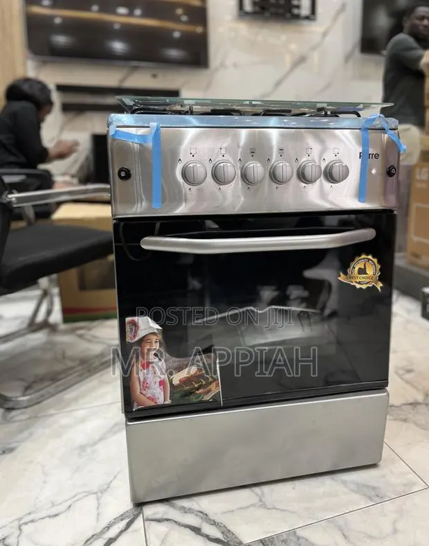 Buy Ferre 4 Burner With Glass Lid(Gray)Oven Grill · Photo 1