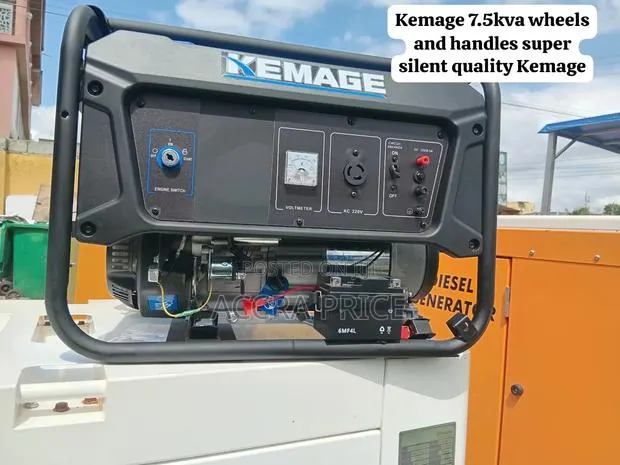 Kemage 7.5kVA Silent Generator With Easy-Move Wheels and Handles · Photo 1