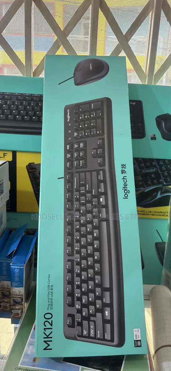 MK120 Corded Keyboard and Mouse Combo · Photo 1