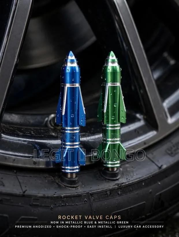 Rocket Tyre Valve Covers - Make Your Car Stand Out! · Photo 1