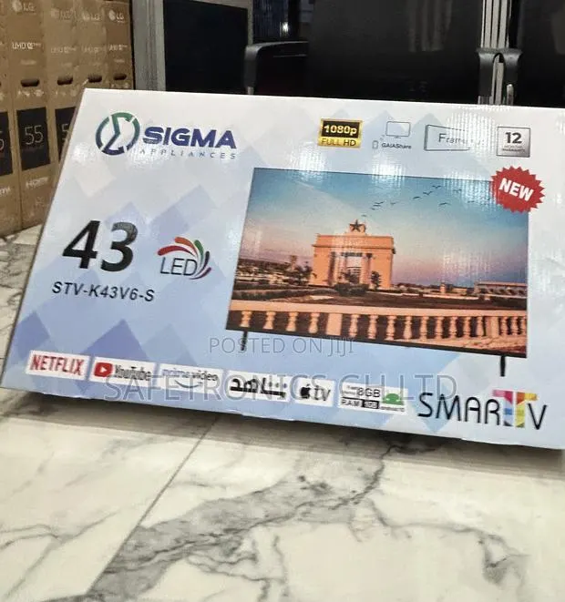 Available New Sigma Full Hd Smart Led 43 Inch Sig-K43v6-S Android Tv · Photo 1