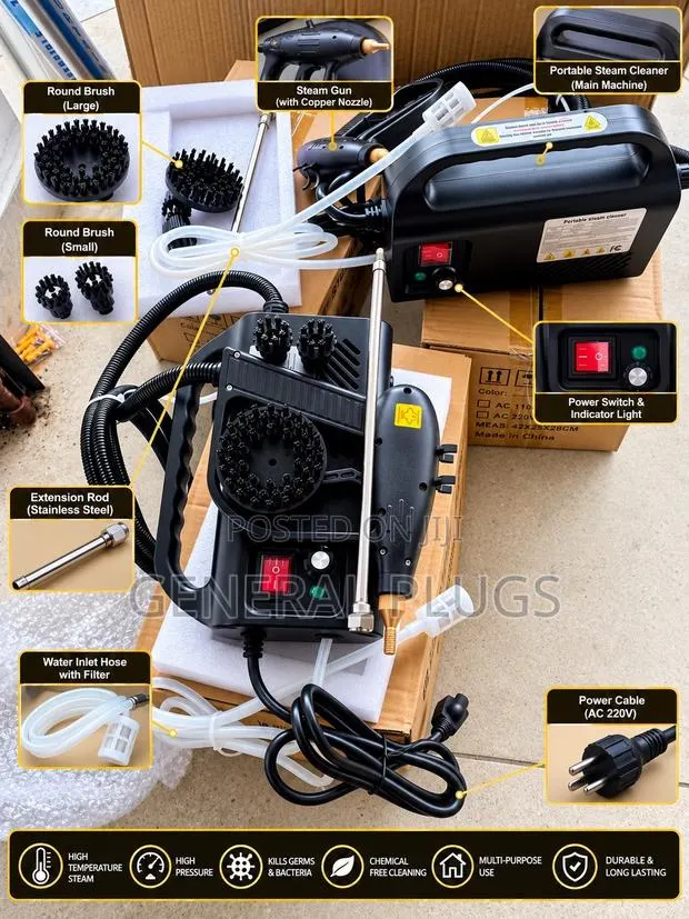 Hot Steam Care Machine Offers Deep Cleaning for Cars , AC, Kitchen Etc · Photo 1