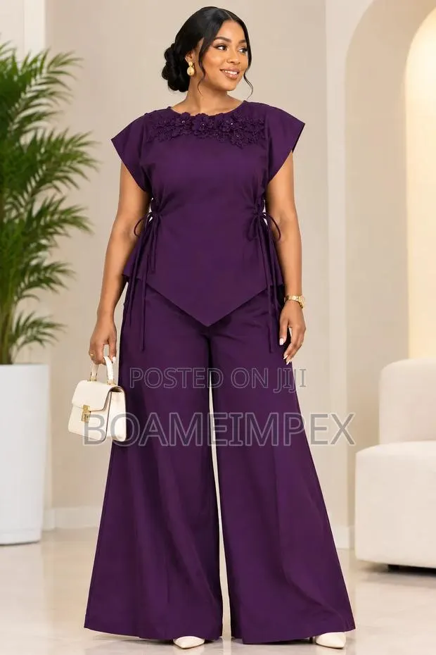 Purple 2 Piece Set / Top Trousers · Photo 1