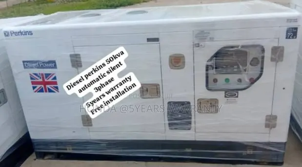 24/Power Generation Perkins 50kva Automatic Silent 3phase · Photo 1