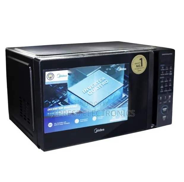 Place Your Midea EM9P032MO-B. Inverter Quattro Microwave 30L 1150w · Photo 1