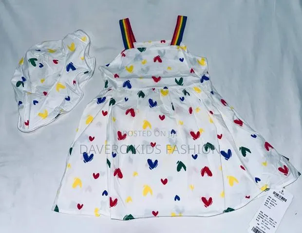 Baby Girl Dress With Cap