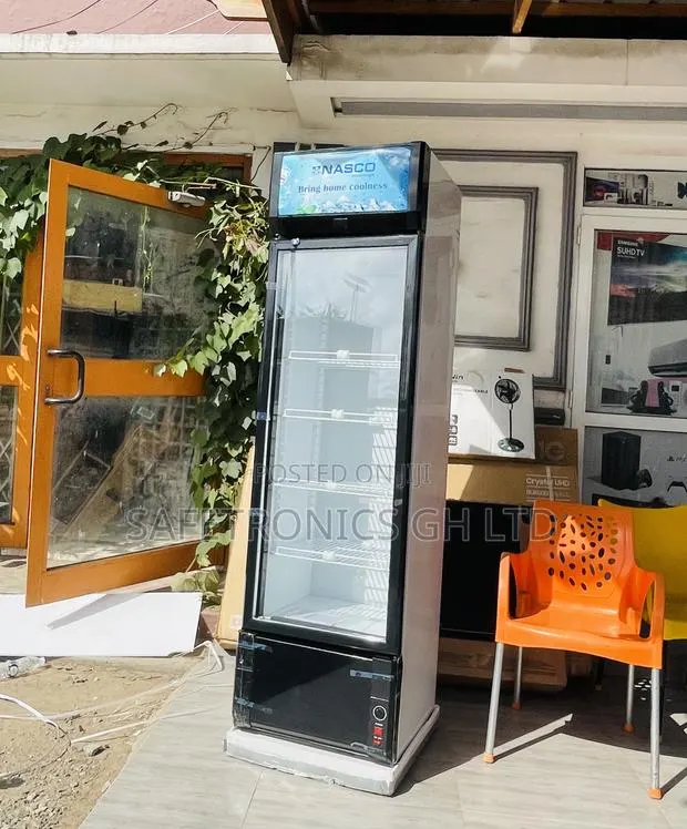 Nas-Fl360-1dr Singledoor Display Nasco Glass Fridge · Photo 1