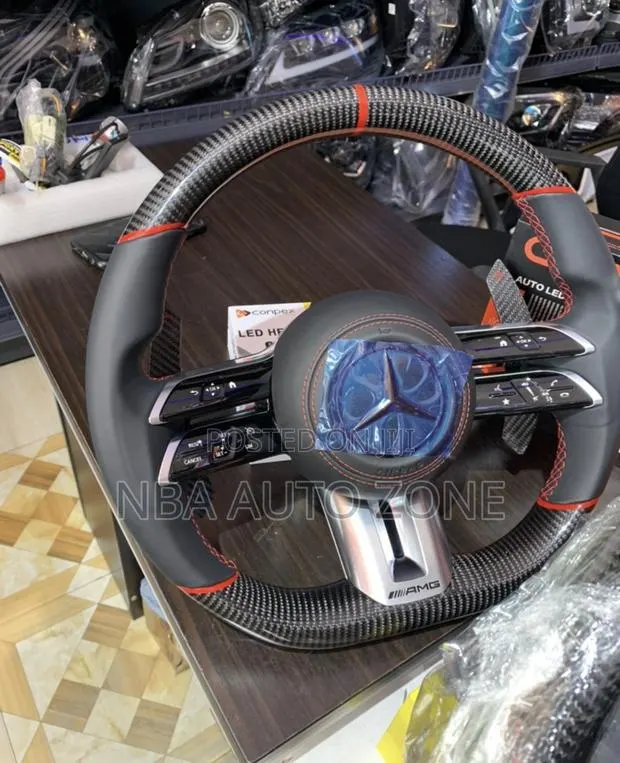 Mercedes Benz C300(CLA,GLE Etc) Carbon Fiber Steel Wheels Complete · Photo 1