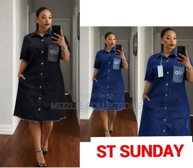 Ladies Jeans Dress in M-2xl · Photo 1