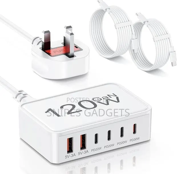 120W GaN 6 Port Charging Station · Photo 1