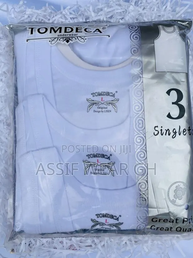 Original Tomdeca Singlet 3pcs · Photo 1
