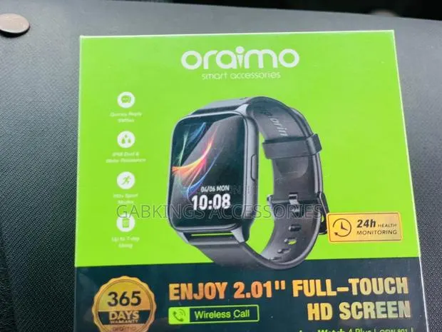 Oraimo Watch 4 PLUS 2.01". HD Ip68 Smart Watch · Photo 1