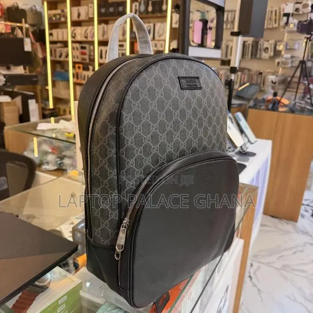 Gucci Gg Black Polyurethane Backpack Black · Photo 1