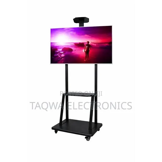 Well Fits 32-75 Inches Mobile Universal Tv Stand · Photo 1