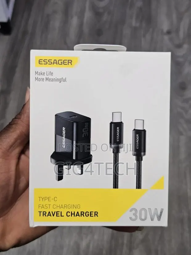 Essager 30w Adapter With C-C Cable · Photo 1