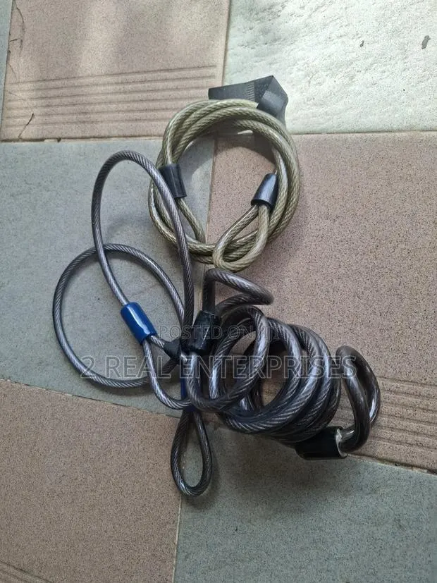 Heavy-Duty Braided Steel Security Cable Locks - · Photo 1