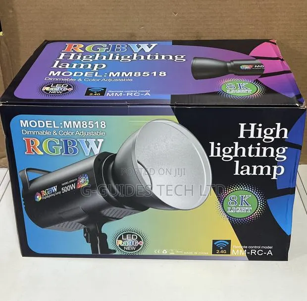 500w RGBW Cob Led Studio Light, Professional Mm8518 Highlighting Lamp · Photo 1