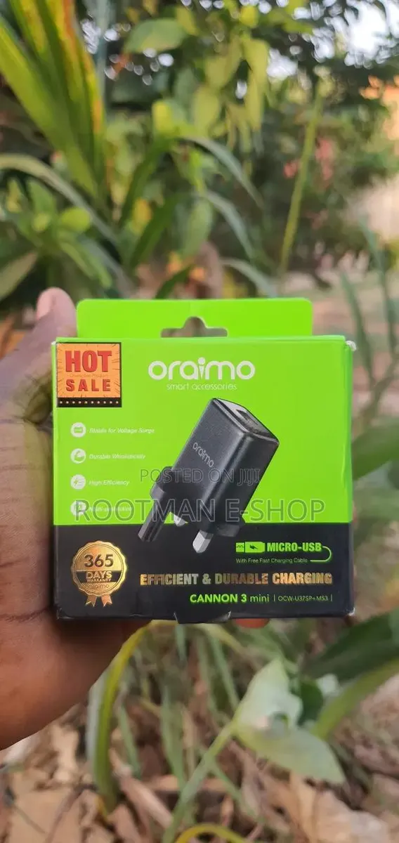 Oraimo Cannon 3 5w Wall Charger · Photo 1