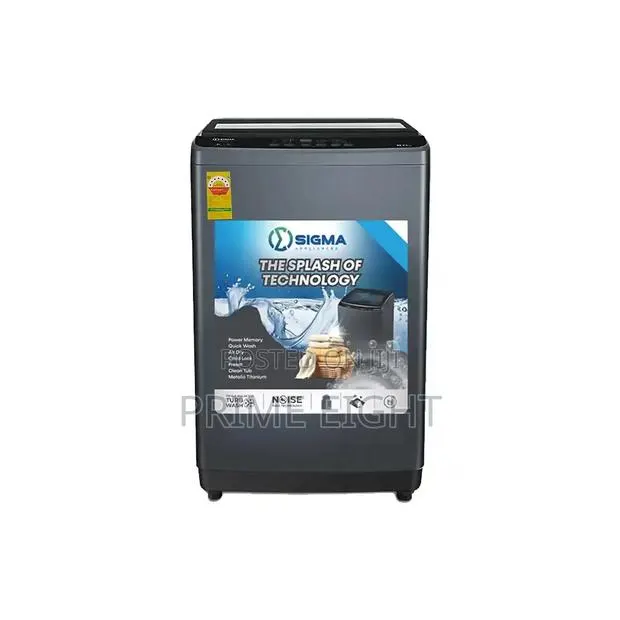 NEW Sigma 8.5 KG Top Load Full Automatic Washing Machine (SWM-T805TL) · Photo 1