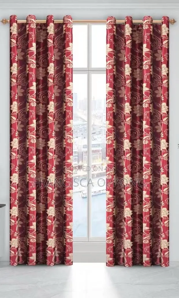Luxury 2 Pieces Curtains (Available in Various Colors) · Photo 1