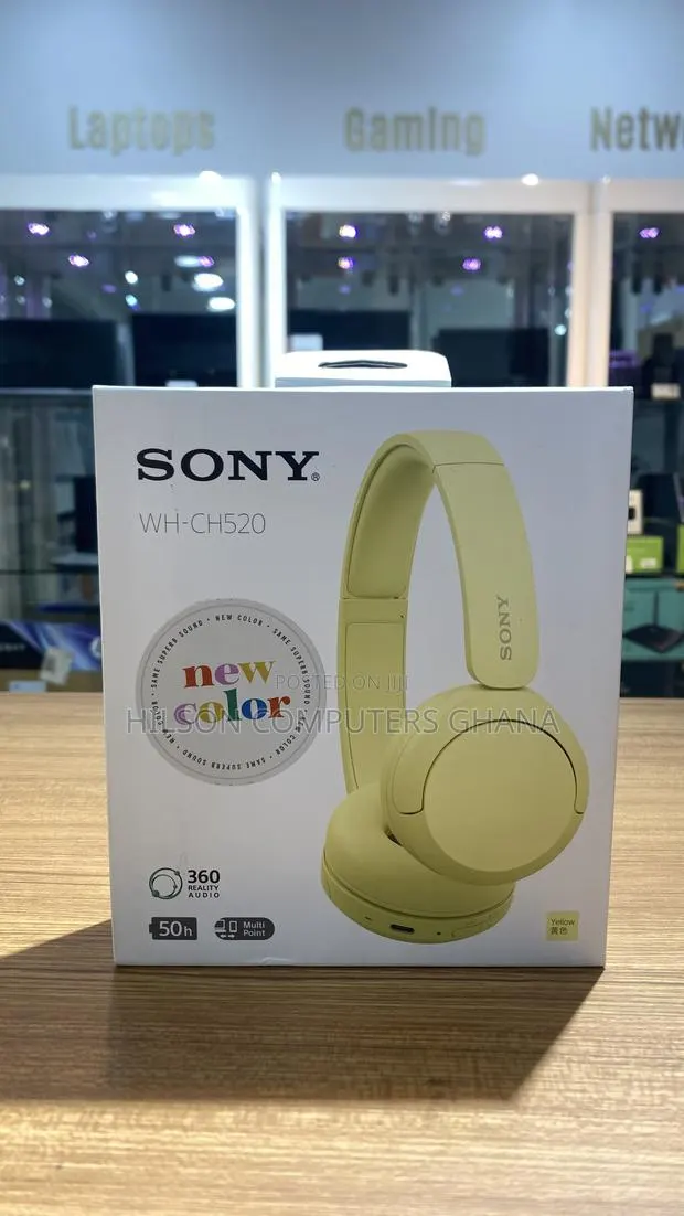 Sony Wh-Ch520 Wireless Headphones Bluetooth on-Ear Headset · Photo 1