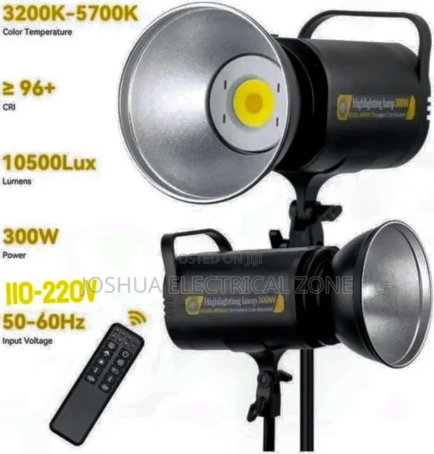Studio Light With Remote Professional Photography Video Light 300w · Photo 1