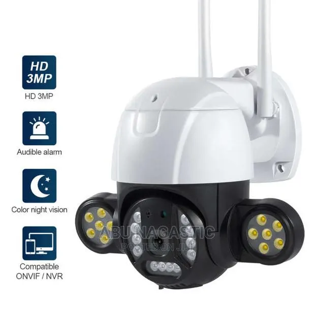 PTZ Wifi 3MP Outdoor Security Camera · Photo 1
