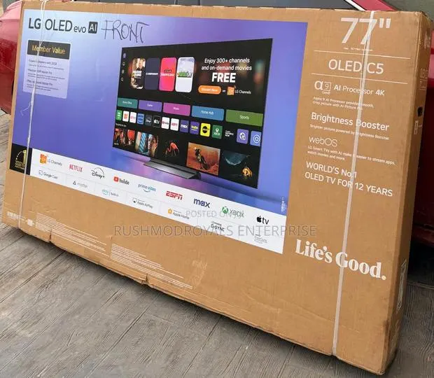 Upgrade Your Home Theater WITH 77-Inch OLED Evo AI Smart TV · Photo 1