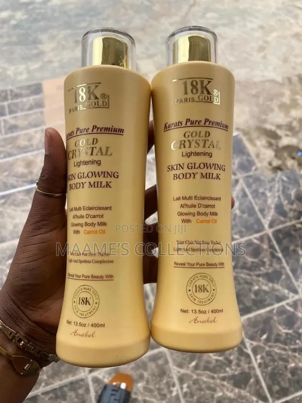 Paris Gold Crystal Lightening Skin Glowing Body Milk. · Photo 1