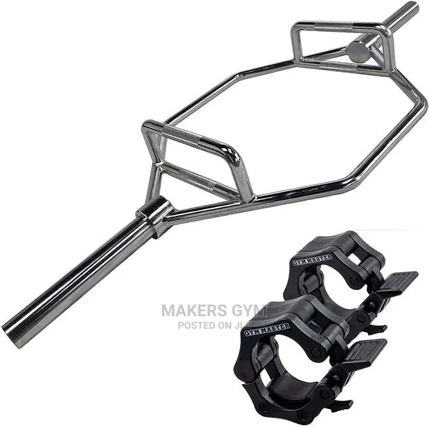 Olympic Hex Trap Deadlift Shrug Barbell Bar · Photo 1
