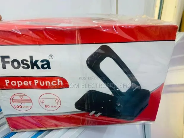 Quality Foska Office Heavy Duty Metal Manual Paper Punch · Photo 1