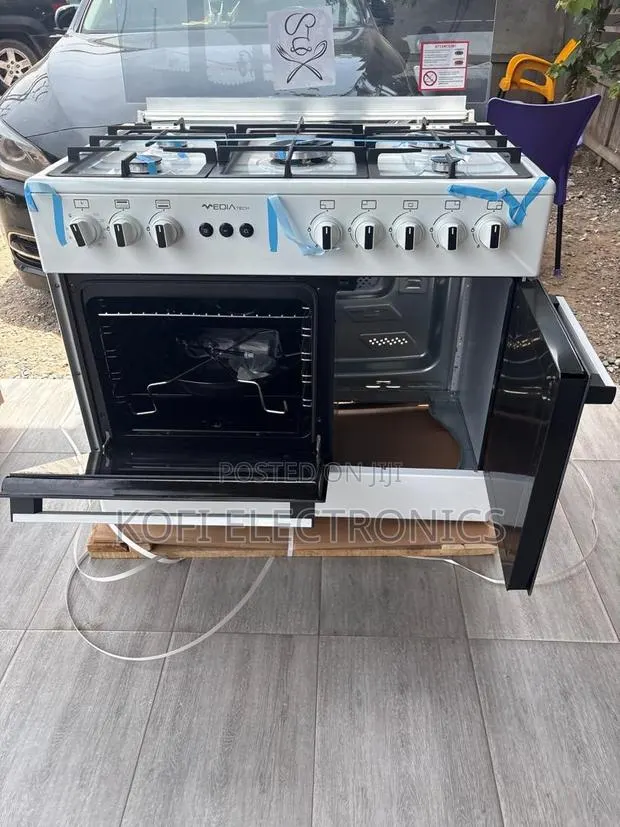 Mediatech 60x90 White Gas Cooker Bigger Size, Better Cooking · Photo 1