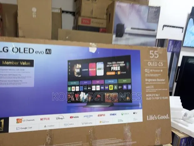 Brilliant Clarity LG 55" Oled C5 Evo Ai Smart TV · Photo 1