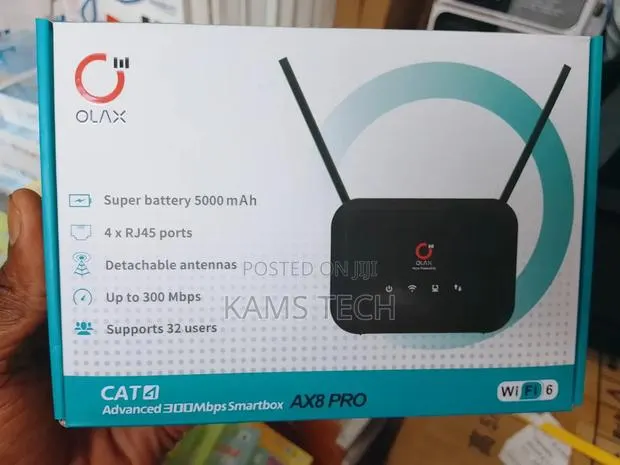 Olax AX8 Pro Universal Sim Router+ Backup Battery · Photo 1