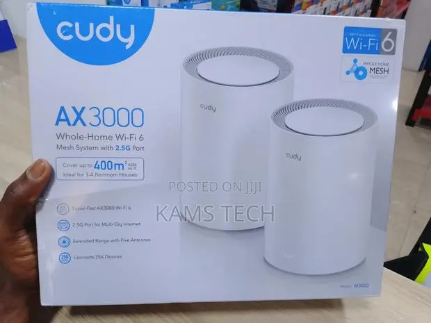 CUDY AX3000 (M3000) Whole -Home WiFi 6 Mesh System 2.5G (2pack) · Photo 1