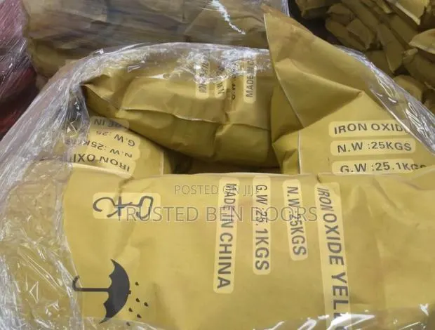 Yellow Iron Oxide Pigment Colour Powder at Wholesale Price · Photo 1
