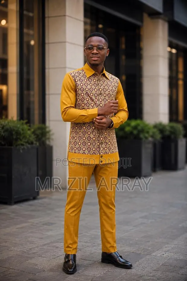 Stylish Men's Casual Kaftan Set – Lightweight Comfortable · Photo 1