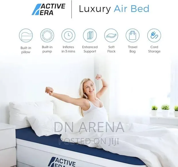 Airbed With Inbuilt Electric Pump Raised Pillow · Photo 1