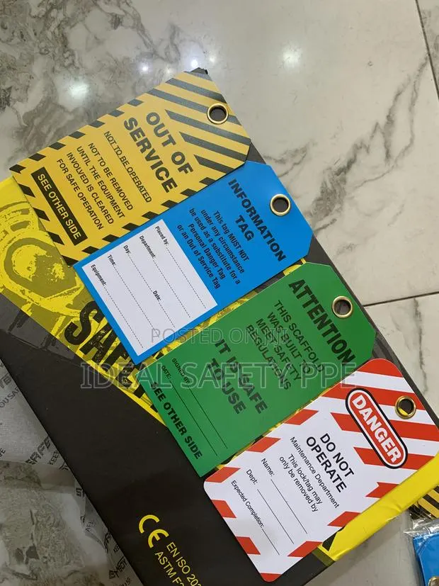 Industrial Lockout Tagout Safety Warning Tags · Photo 1