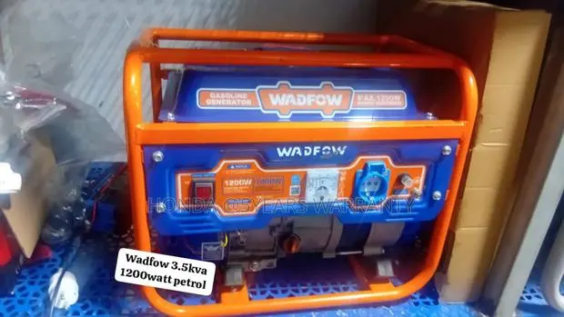 3.5kva Wadfow Petrol Generator 1200watt · Photo 1