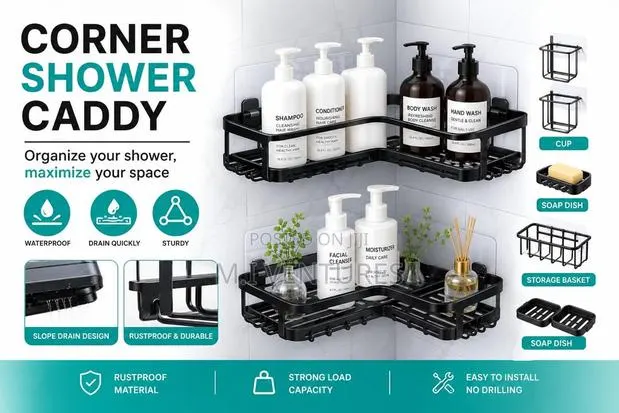5 in 1Corner Shower Caddies
