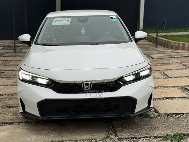 Honda Civic LX CVT 2025 White · Photo 1