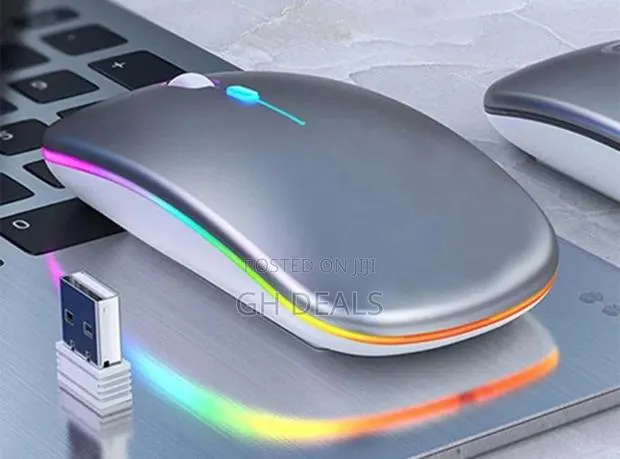 Colorful LED 2.4G Rechargeable Ultra-Thin Wireless Mouse - S · Photo 1