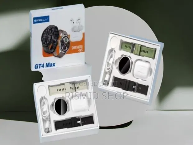 Sinclu Gt4 Max Smartwatch + TWS Wireless Earbuds Package · Photo 1